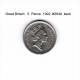 GREAT BRITAIN    5  PENCE  1992   (KM # 937B) - 5 Pence & 5 New Pence