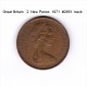 GREAT BRITAIN    2  NEW  PENCE  1971   (KM # 916) - 2 Pence & 2 New Pence