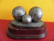 Trophée De Pétanque, Sculpture De 9 Cm Ht -Trophy Bowls, Sculpture 9 Cm Ht - Boule/Pétanque