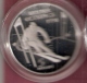 NIEUW ZEELAND 5 DOLLARS 1994  OLYMPIC GAMES 1994 SILVER PROOF SKIEING - Nieuw-Zeeland