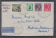 Avions - Luxembourg - Devant De Lettre De 1946  - 1er Vol Luxembourg - Bruxelles - Storia Postale