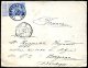 BELGIUM TO FRANCE Cover 1896 NICE! - 1894-1896 Exhibitions