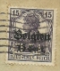 BZ 16 Op Brief Met Stempel BRUSSEL, Firmaperforatie (perfin) " P.B. " Van Compagnie De Bruxelles - 1909-34