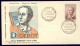 FRANCE 1958 FDC YV 1168 CELEBRITIES, DENIS DIDEROT, PHILOSOPHER, OBLITE LANGRES 07-06-1958. - 1950-1959