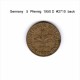 GERMANY   5  PFENNIG  1950 D  (KM # 107) - 5 Pfennig