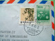 Taiwan 1986 Registered Cover To USA - Tree Brach - Flowers - Lettres & Documents