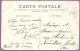 Timbre Semeuse Rouge 10c, Bord Numéro 0 - Cachet Poste 1911 - Sur CPA PARIS (75) Boulevard Des Italiens - Other & Unclassified