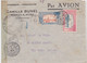 GUADELOUPE - 1940 - ENVELOPPE Avec CENSURE "COMMISSION B"  SUR LE TIMBRE De POINTE à PITRE Pour NEW YORK - Storia Postale