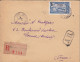 GUADELOUPE - 1928 - SEUL Sur LETTRE RECOMMANDEE Avec AR De BASSE TERRE Pour AMIENS (SOMME) - Storia Postale