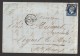 FRANCE 1856 N° 14 Ab (bleu Noir) Obl. S/lettre  PC 2217 Nancy - 1853-1860 Napoleon III