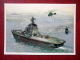 Antisubmarine Cruiser Moscow - By A. Babanovskiy - Warship - Helicopter - 1973 - Russia USSR - Unused - Sous-marins