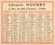 CALENDRIER  1934  Librairie Nourry Lyon    2 Scans - Formato Piccolo : 1921-40