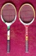 Raquettes De Tennis En Bois (2) Montana Redstrock Et ACE Sport 2000 Des Années 1980 Avec Leurs Housses- Rare - Autres & Non Classés