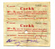 Hongrie Hungary Ungarn SET 10 Koronarol 1919 "" PAPA  CSEKK "" - 2 Consecutives - Ungarn