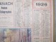 @ 1926 ALMANACH CALENDRIER DES POSTES ET DES TELEGRAPHES DESSIN ILLUSTRATION LE CAFE DES BUCHERONS - Grand Format : 1921-40