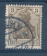 VARIÉTÉS 1905 - 1911  N° 82   DEUTSCHES REICH 3 OBLITÉRÉ YVERT TELLIER 1.00 € - Plaatfouten & Curiosa