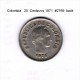 COLOMBIA    20  CENTAVOS  1971  (KM # 246.1) - Kolumbien