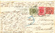 1904 ZICHTKAART(ZIE BESCHRIJVING) MET PZ135(FR)VAN PARIS NAAR BRUXELLES MET TX(B) 5+6 ZIE SCANS - Lettres & Documents