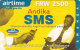 Rwanda, FRW 2500, Airtime, Pay As You Go, Andika SMS, 2 Scans.  Please Read. - Rwanda