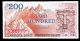 Land Of Muggy 200 Essra Red Numbered Banknote - Other & Unclassified