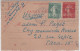 1927 - SEMEUSES - CARTE LETTRE ENTIER De VERSAILLES Avec COMPLEMENT D'AFFRANCHISSEMENT Pour TARIF LETTRE (URGENT) - Kartenbriefe
