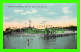 GREEN BAY, WI - PAVILION &amp; BATH HOUSE, BAY VIEW BEACH - ANIMATED - TRAVEL IN 1916 - PUB. BY GREEN BAY POST CARD CO - - Green Bay