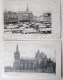 Cpa LOT 2X Precurseur 's HERTOGENBOSCH MARKET MET STADHUIS  +  ST JANSKERK  VERHEES Voyagé 1907 Timbre CACHET JETTE - 's-Hertogenbosch