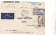 EGYPTE 1935 AIRMAIL COVER,MOHAMED AWAD CHARAF, SEND TOT ROMANIA NICE FRANKING 2 STAMPS . - Cartas & Documentos