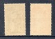 Frankrijk, Yv 354-55  Postfris Met Plakker, (MH)  Cote 170,00 Euro, Zie Scan - Neufs