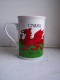 TASSE MUG CYMRU WALES DRAGON PENDRAGON FAÏENCE Emblème Du Pays De Galles Dragon Rouge - Non Classés