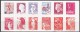 Carnet De 12 Timbres Neufs**, Autocollants, à Compostion Variable  Les Visages De La Cinquième République - 1518 (Yvert) - Autres & Non Classés