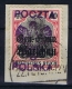 Delcampe - Poland: Local Overprints: Kalisz Type I, On German Occupation Stamps, Surcharge Wide Eagle - Gebraucht