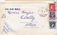 ALGERIE - 1946 - LETTRE Par AVION De MASCARA Pour CERILLY - MAZELIN + CHAINES BRISEES + MARIANNE D'ALGER - Cartas & Documentos