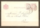 PAYS BAS / NEDERLAND.   .Briefkaart Pour Paris Avec Complèment D'affranchissement. - Postal Stationery