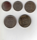 ALGERIE - LOT DE 5 MONNAIES - 20 FRANCS 1949 - 1956 - 50 FRANCS 1949 - 100 FRANCS 1950 ET 1952 ( Série Compléte) - Algérie