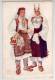 Yugoslavia Croatia Art Painter VLADIMIR KIRIN Costume National Dalmatie Vrlika Sinj Old PC Us 1950 / 17086 - Yougoslavie