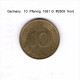 GERMANY    10  PFENNIG  1981 G  (KM # 108) - 10 Pfennig