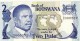 BILLET # BOTSWANA # 2 PULA   # 1982 # PICK N° 7 # PRESIDENT O. MASIRE - Botswana