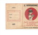 PUBLICITE L'AMBRINE CALENDRIER DE 1921 - Formato Piccolo : 1921-40