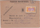 DAHOMEY - 1928 - RARE ENVELOPPE RECOMMANDEE Du SERVICE DE RECOUVREMENT Des PTT De PORTO-NOVO Pour PARIS - Cartas & Documentos