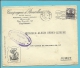 BZ 16 Op Brief Met Stempel BRUSSEL, Firmaperforatie (perfin) " P.B. " Van Compagnie De Bruxelles - 1909-34