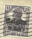 BZ 16 Op Brief Met Stempel BRUSSEL, Firmaperforatie (perfin) " P.B. " Van Compagnie De Bruxelles - 1909-34