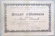 Institution Des Soeurs De La Providence A Vincennes Directrice Soeur Thomas Billet D' Honneur A Lucie Arnould  En 1910 - Diplomi E Pagelle