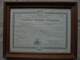 Ancien - Certificat D'Etudes Primaires Académie De L'Aude Quillan 1955 Cadre Bois - Diploma's En Schoolrapporten