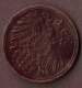 DEUTSCHES REICH 1 PFENNIG 1908 A - 1 Pfennig