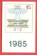 K274 / 1985 - STAMPS TRANSPORT Plane - Calendar Calendrier Kalender - Bulgaria Bulgarie Bulgarien Bulgarije - Tamaño Pequeño : 1981-90