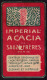 PUBLICITÉ PARFUM - CARTE PARFUMÉE : IMPERIAL ACACIA De SAUZÉ FRÈRES - PARIS - AU DOS: PUB PARFUMEUR De ROUMANIE (p-111) - Vintage (until 1960)