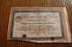 SNCF Compagnie Chemin De Fer Du Nord Emprunt 6 % Obligations 500 Fr. 1919 Titre Action Perforées Perforations - Ferrocarril & Tranvías