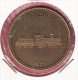 PENNING 150 JAAR SPOORWEGEN TREIN VISSCHERIJ 1879 20,2gr. 42 Mm - Professionnels/De Société