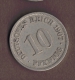 DEUTSCHES REICH 10 PFENNIG 1907 A - 10 Pfennig